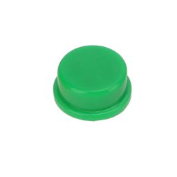 Green Round Cap for 12x12x7.3mm Momentary Tactile Push Button Cap With Square Shaft - ST010 Green Round Cap for 12x12x7.3mm Momentary Tactile Push Button Cap With Square Shaft - ST010 image 1