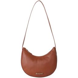 BAGATT Bretna Brown Solid Small Shoulder Handbag-47