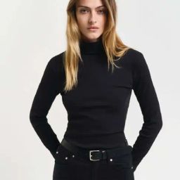 Gant Black Cotton Top-image-84