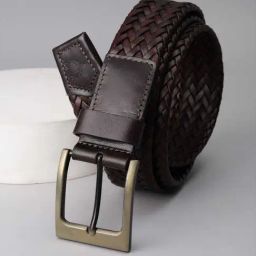 Allen Solly Brown Woven Leather Casual Belt-image-37