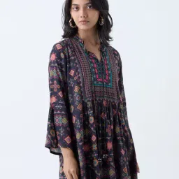 Utsa by Westside Black Tribal-Inspired Tunic-picture-13