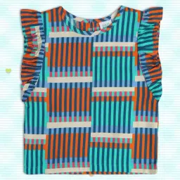 MINIKLUB Kids Multicolor Striped Top-image-25