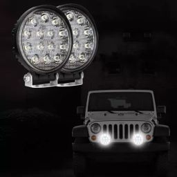 Cartronics 42W Complete Lighting System 14 LED Round Fog Lamp Light for Tvs Apache RTR 180 image 5