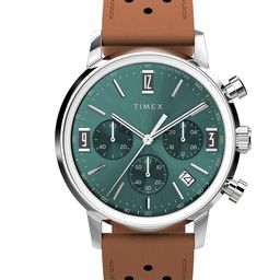 Timex Men Dial & Leather Straps Analogue Watch TW2W10100UJ-17