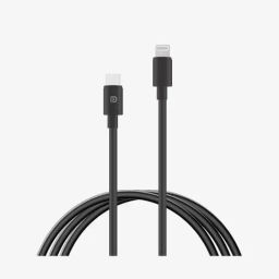Portronics Konnect Core C 1Meter 3A Type-C to 8 Pin USB Cable (Black)-image-57