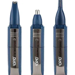 iGRiD IG-1093 3-in-1 Rechargeable Ear, Nose & Hair Trimmer for Men (Blue)-17
