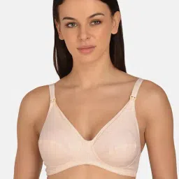 Mod & Shy Light Peach Non Wired No Padded Maternity Bra-picture-1