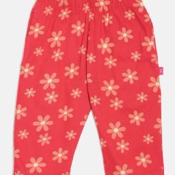 Dixcy Slimz Kids Red Floral Print Capri-image-9