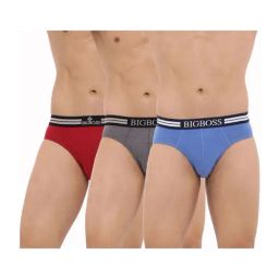 Dollar Bigboss Assorted Color Cotton J-Class Grando Briefs (Pack Of 3)-image-22