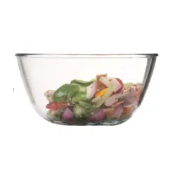 Femora Transparent Borosilicate Glass Mixing Bowl (3600 ml) - Set of 1-18