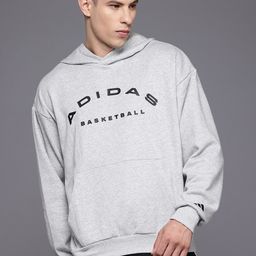 ADIDAS Originals Select Foundation Fleece Hooded Basketball Sweatshirt-image-41