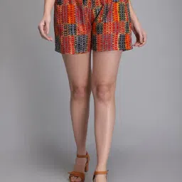 Aditi Wasan Multicolor Printed Shorts-picture-19