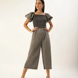 StyleStone Grey Textured Jumpsuit-image-44