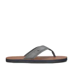 Louis Philippe Men's Brown Thong Sandals-43
