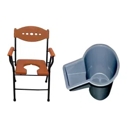 Rm Social Surgical Commode Chair With Pot Orange RM040-picture-18