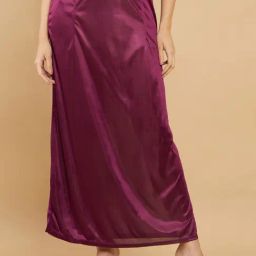 Soch Purple Plain Saree Shapewear-image-87