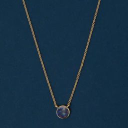 Accessorize London Gold-Plated Birthstone Necklace-30