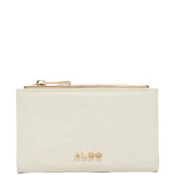 ALDO White Solid Small Card Holder-32