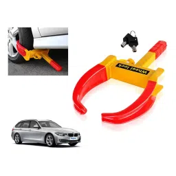 Auto Pearl Claw Type Adjustable Anti Theft Yellow, Red Wheel Clamp Lock for BMW 5 Series-image-25