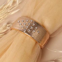 Sohi Crystal Rhombus Golden Bracelet for Women & Girls-11