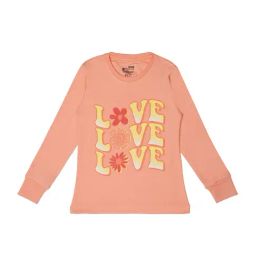 Bodycare Kids Peach Printed Full Sleeves T-Shirt-image-84