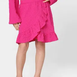 KIDS ONLY Pink Solid Skirt-picture-22