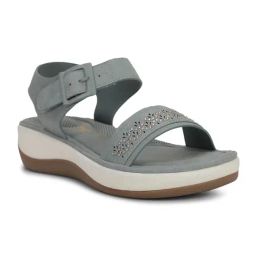Bata Women Winter Light Green Sandals-image-66