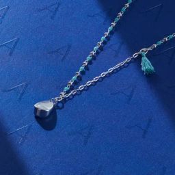 Accessorize London Silver-Plated Beaded Necklace-image-46