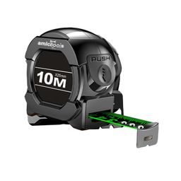amiciTools 10m Measuring Tape with Auto-Locking and Retracting Feature image 1