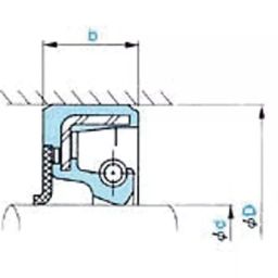 NOK φ90x115 mm TCK Type Nitrile Rubber Oil Seal, TCK 90 115 13-image-39