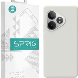 Sprig Back Cover for Realme Gt Neo 6 SE (Grey)-image-91