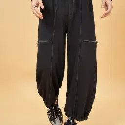 Street 808 By Pantaloons Black Loose Fit Joggers-picture-31