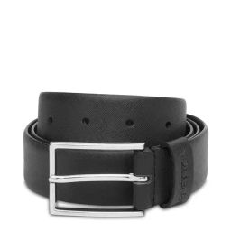 United Colors of Benetton Navy Leather Textured Waist Belt-image-96