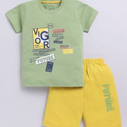 Zeal Boys Printed T-shirt with Shorts-image-29