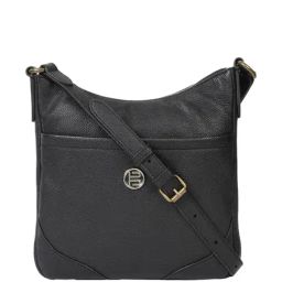 BAGATT Campania Black Solid Medium Sling Handbag-12
