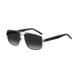 Hugo Dark Grey UV Protection Rectangular Sunglasses for Men-picture-15