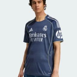 Adidas Blue Slim Fit Printed Jersey-image-49