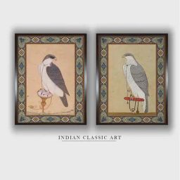 Indian Classic Art Multicolor Canvas Abstract Wall Art-image-92