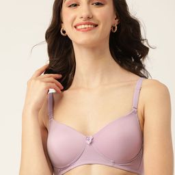 DressBerry Lavender Lightly Padded Solid T-Shirt Bra-picture-36