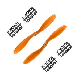Pro-Range Propellers8045(8X4.5) ABS Orange 1CW+1CCW-1pair image 2
