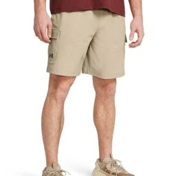 Under Armour Brown Regular Fit Sports Shorts-image-19