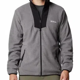 Columbia City Grey Regular Fit Colour Block Sports Jacket-image-67