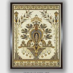 Indian Classic Art Multicolor Canvas Abstract Wall Art-picture-32