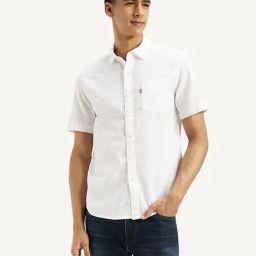 Levi's White Cotton Slim Fit Shirt-picture-44
