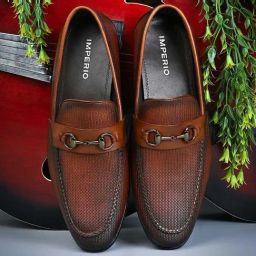 Imperio by Regal Men's Tan Formal Loafers-image-93