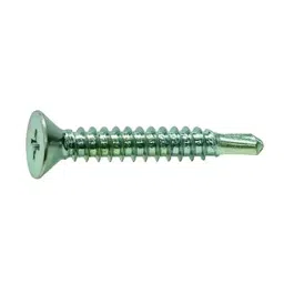 RS PRO Zinc Steel X 5/8 inch Head SS Self Tapping Screws, 2453129-17