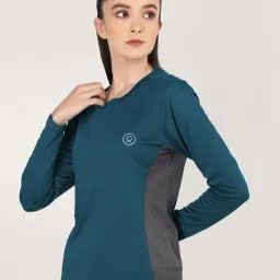 Chkokko Indigo Blue Plain T-Shirt-picture-10
