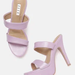 ELLE Women Lavender Solid Stiletto Heels-47