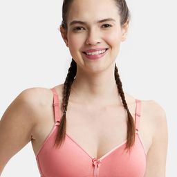 Jockey Wirefree Non Padded Cotton Medium Coverage Beginners Bra-1581-picture-56