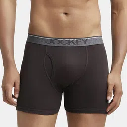 Jockey Men Coffee Brown Solid Trunks 8009-0105-picture-20